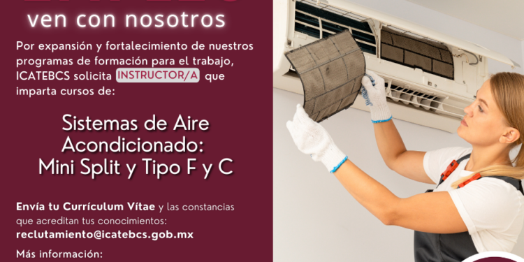 Convoca ICATEBCS a sumarse al padrón de instructoras e instructores 
