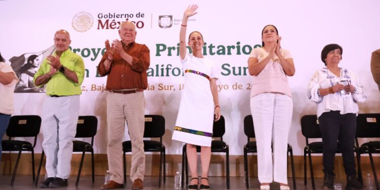 Anuncia la presidenta Sheinbaum fuerte respaldo a BCS