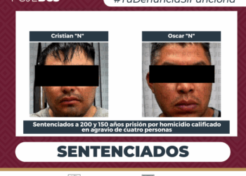 OBTIENE PGJE 200 Y 150 AÑOS DE PRISIÓN PARA CULPABLES DE HOMICIDIO CALIFICADO CON ALEVOSÍA EN LA PAZ