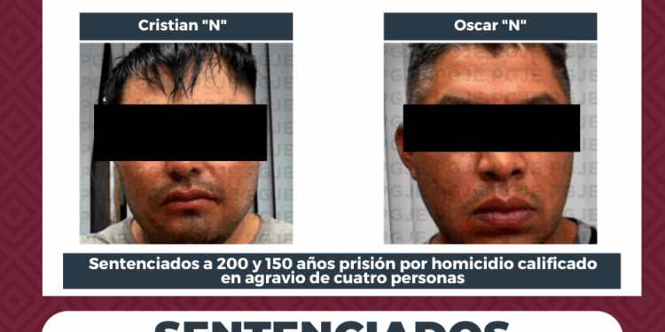 OBTIENE PGJE 200 Y 150 AÑOS DE PRISIÓN PARA CULPABLES DE HOMICIDIO CALIFICADO CON ALEVOSÍA EN LA PAZ