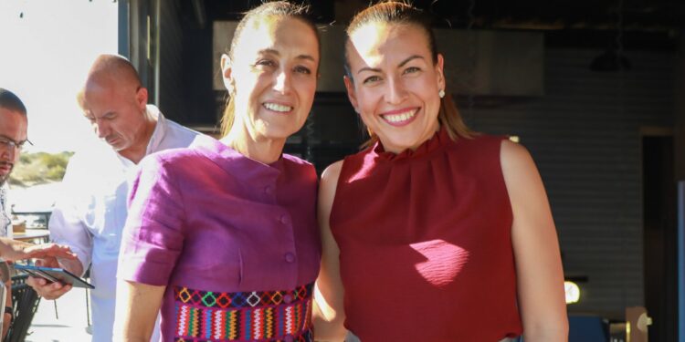 Recibe Milena Quiroga respaldo de Claudia Sheinbaum en proyectos estratégicos