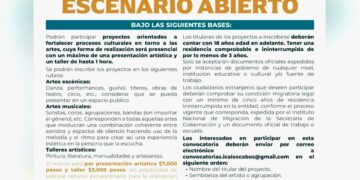 Invitan a participar en el programa cultural “Escenario Abierto” 2025 en Los Cabos 