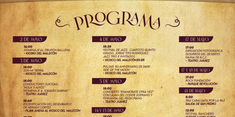 Continúan las actividades por el 490 Aniversario de Fundación de La Paz