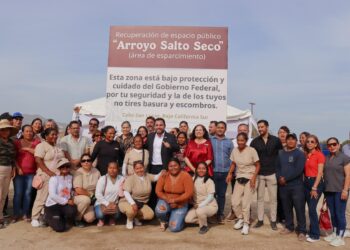 Inicia jornada de recuperación del arroyo Salto Seco en Cabo San Lucas