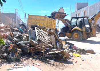 Retiran más de 60 toneladas de ramas y cacharros en Cabo San Lucas