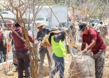 Servicios Públicos realiza trabajos de mantenimiento en El Pescadero