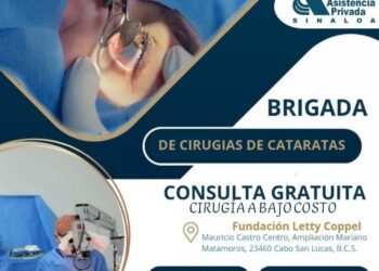 Brindarán atención visual con brigada de cirugías de cataratas en Cabo San Lucas