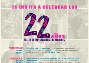 Anuncian celebración por los 22 años de trayectoria del Ballet de Espectáculos Libertadores en Miraflores 