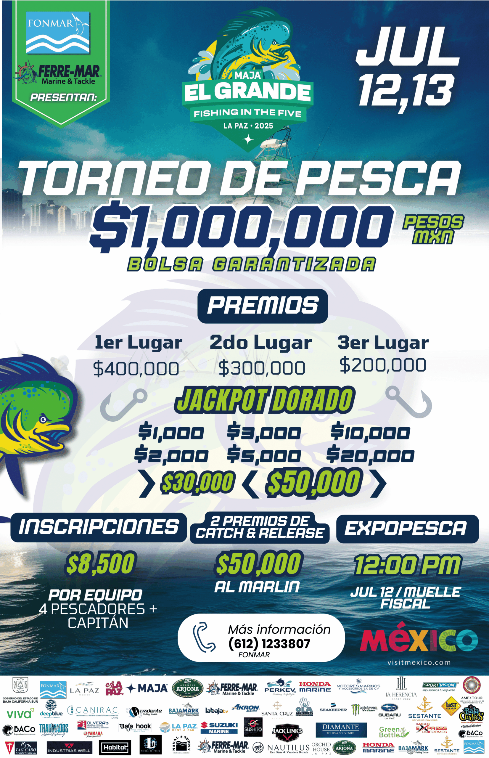 La Paz será sede del torneo de pesca “Maja El Grande”