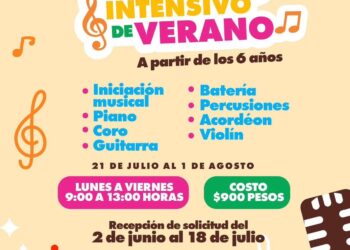 Inicia la Escuela de Música el proceso de inscripción a curso de verano