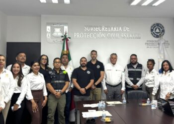 Se reúne el titular de Protección Civil Estatal con representantes consulares de Estados Unidos de América