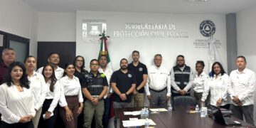 Se reúne el titular de Protección Civil Estatal con representantes consulares de Estados Unidos de América