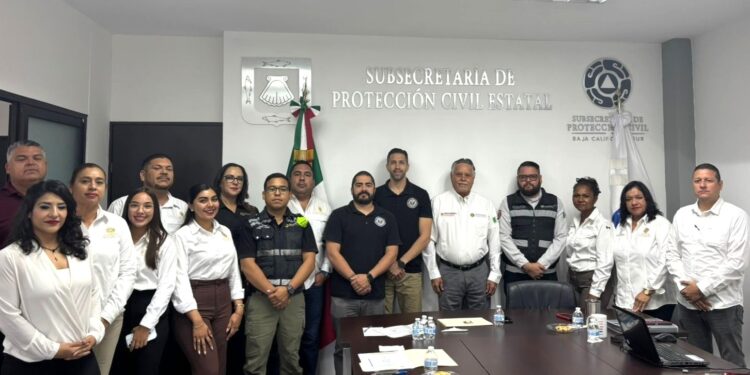 Se reúne el titular de Protección Civil Estatal con representantes consulares de Estados Unidos de América