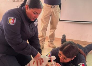 Concluyen Policías Estatales la capacitación de “Primer Respondiente en Primeros Auxilios”