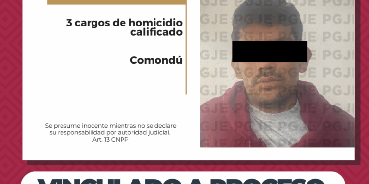 OBTIENE PGJE 3 VINCULACIONES A PROCESO CONTRA IMPUTADO POR TRES CARGOS DE HOMICIDIO COMETIDO EN SAN CARLOS