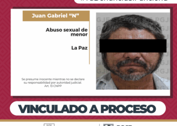 OBTIENE PGJE VINCULACIÓN A PROCESO CONTRA UN HOMBRE POR ABUSO SEXUAL DE MENOR 