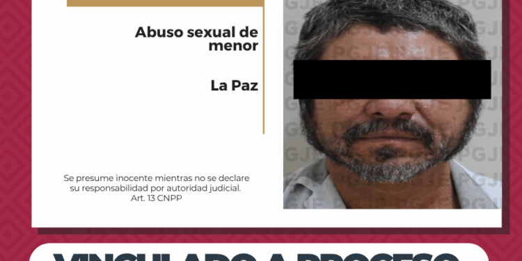 OBTIENE PGJE VINCULACIÓN A PROCESO CONTRA UN HOMBRE POR ABUSO SEXUAL DE MENOR 