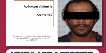 OBTIENE PGJE VINCULACIÓN A PROCESO DE UN HOMBRE POR ROBO CON VIOLENCIA EN CIUDAD CONSTITUCIÓN 