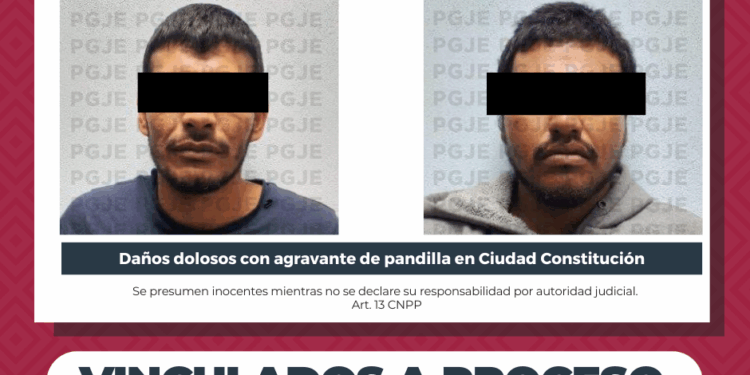 VINCULAN A PROCESO A “EL JAIBO” Y “EL PEPE” POR ATAQUE INCENDIARIO EN CIUDAD CONSTITUCIÓN  