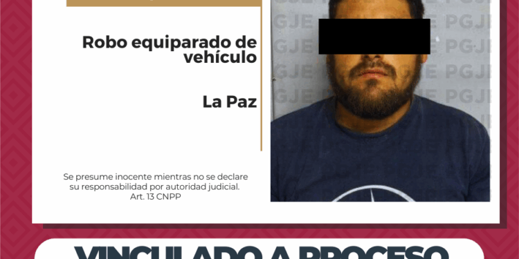 QUEDA VINCULADO A PROCESO POR ROBO EQUIPARADO DE VEHÍCULO EN LA PAZ