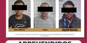 APREHENDE PGJE A 3 PERSONAS IMPUTADAS POR DIVERSOS DELITOS