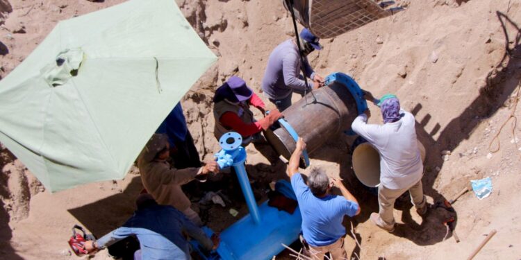 Concluye OOMSAPAS La Paz reparación del acueducto No. 2 para garantizar el suministro de agua potable