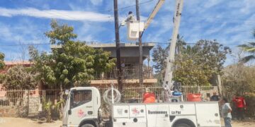 Rehabilita Ayuntamiento de La Paz más de 150 luminarias en la zona rural y urbana