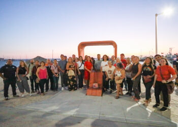 Inaugura Milena Quiroga primer bebedero de Agua Bienestar en el malecón de La Paz