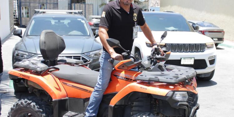 Recibe Inspección Fiscal donación de cuatrimoto por parte de la Asociación de Hoteles de Los Cabos