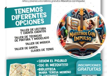 Invitan a participar en los talleres del programa Maestros con Impulso