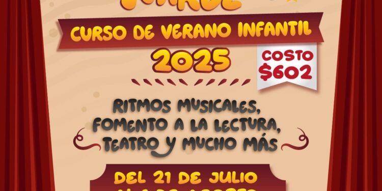 Anuncian cursos de verano para niñas, niños y jóvenes en el Teatro Juárez