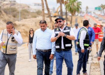 Con recorrido de supervisión en Glorieta de Fonatur culminó reunión de mesa de movilidad
