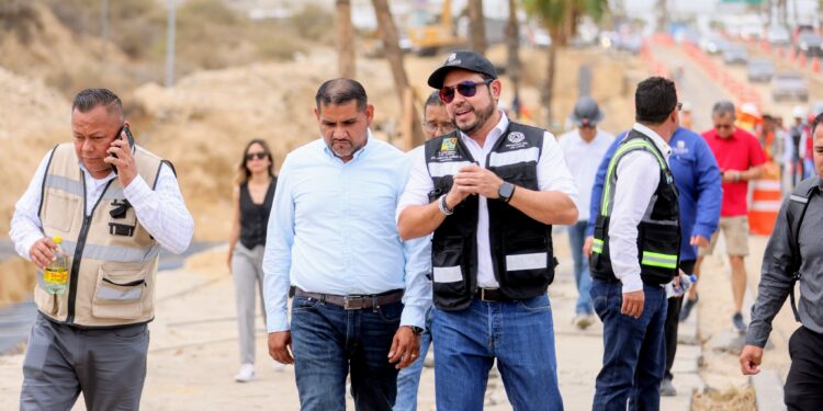 Con recorrido de supervisión en Glorieta de Fonatur culminó reunión de mesa de movilidad