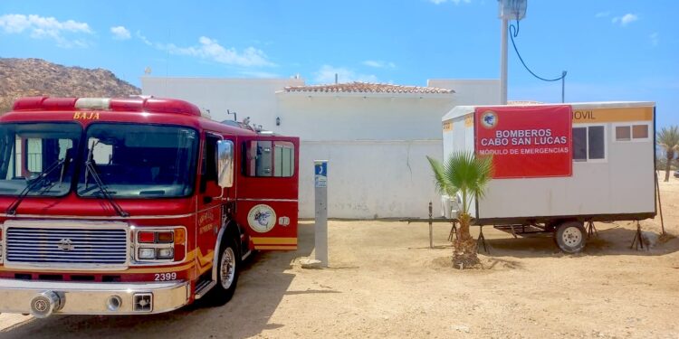 Bomberos Cabo San Lucas abre módulo para atención de emergencias en corredor turístico y playas de Los Cabos