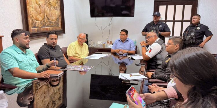 Coordinan operativo por eventos masivos durante junio en Cabo San Lucas