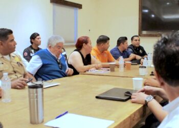 Encabeza Ayuntamiento de Los Cabos reunión interinstitucional ante fenómeno de mar de fondo