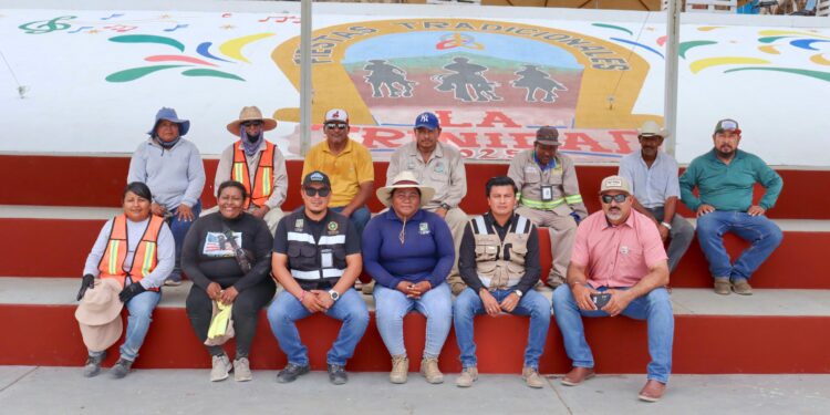 Supervisan preparativos para las Fiestas de La Trinidad 2025
