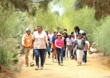 Cerca de 50 estudiantes de Melitón Albáñez visitaron el eco parque y participaron en actividades ambientales