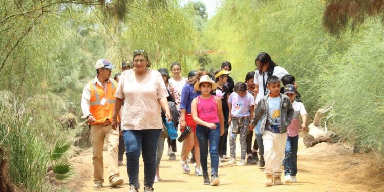 Cerca de 50 estudiantes de Melitón Albáñez visitaron el eco parque y participaron en actividades ambientales