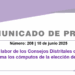 Reconoce INE labor de los Consejos Distritales que concluyeron en tiempo y forma los cómputos de la elección del Poder Judicial