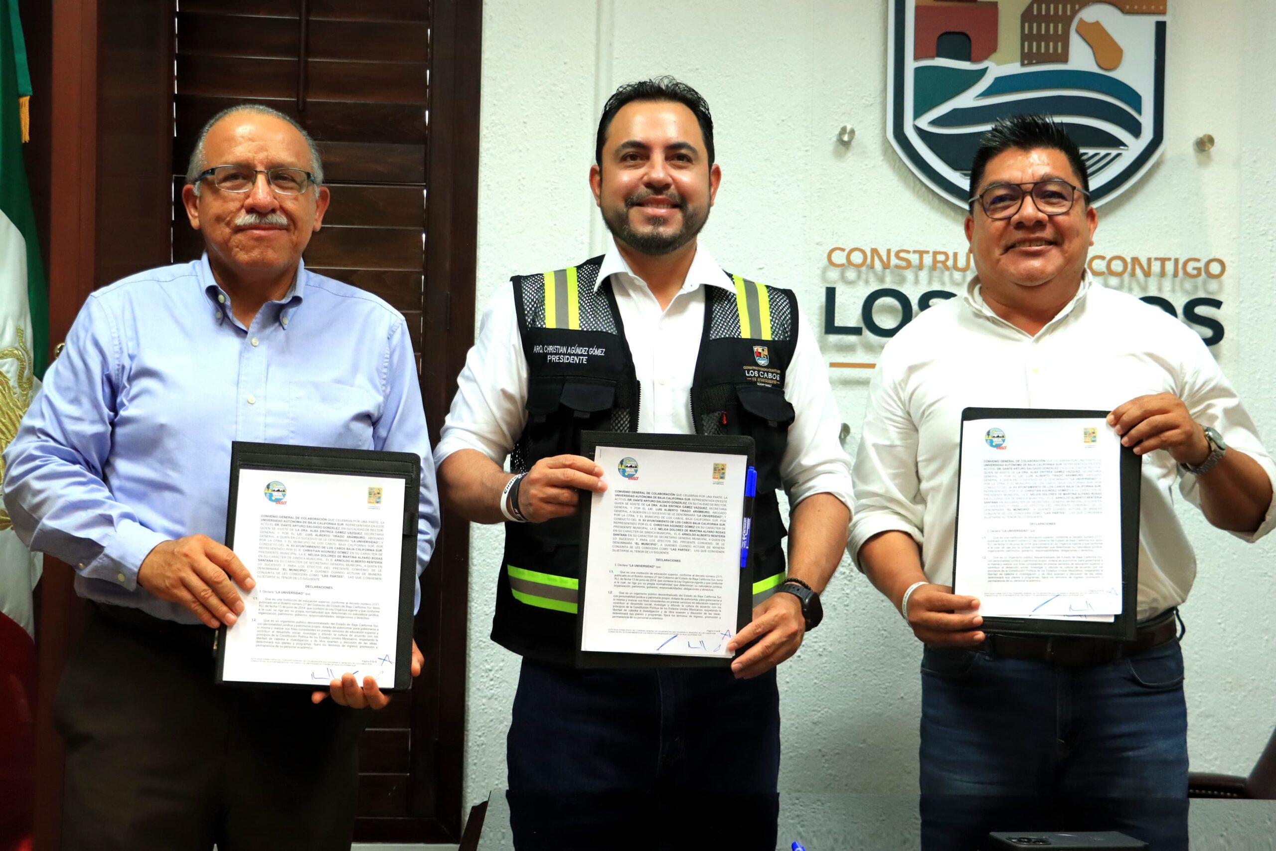 La UABCS refrenda convenio general de colaboración con el Ayuntamiento de Los Cabos