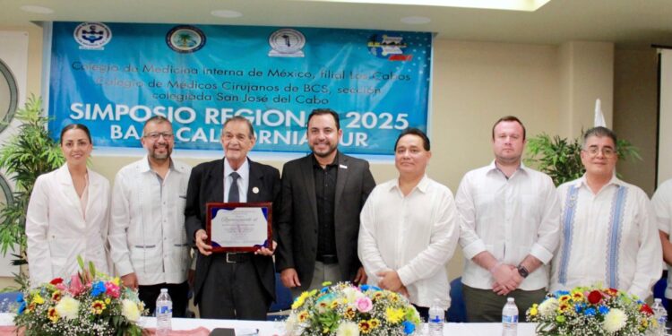 Alcalde Christian Agúndez destaca avances y proyectos en salud durante el Simposio Regional en Los Cabos