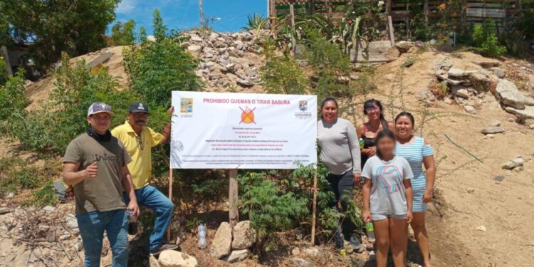 Refuerzan acciones para erradicar tiraderos clandestinos en Cabo San Lucas 