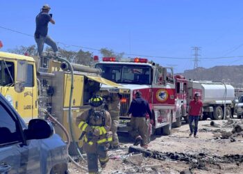 Se suman piperos al Cuerpo de Bomberos de Cabo San Lucas en atención de emergencias