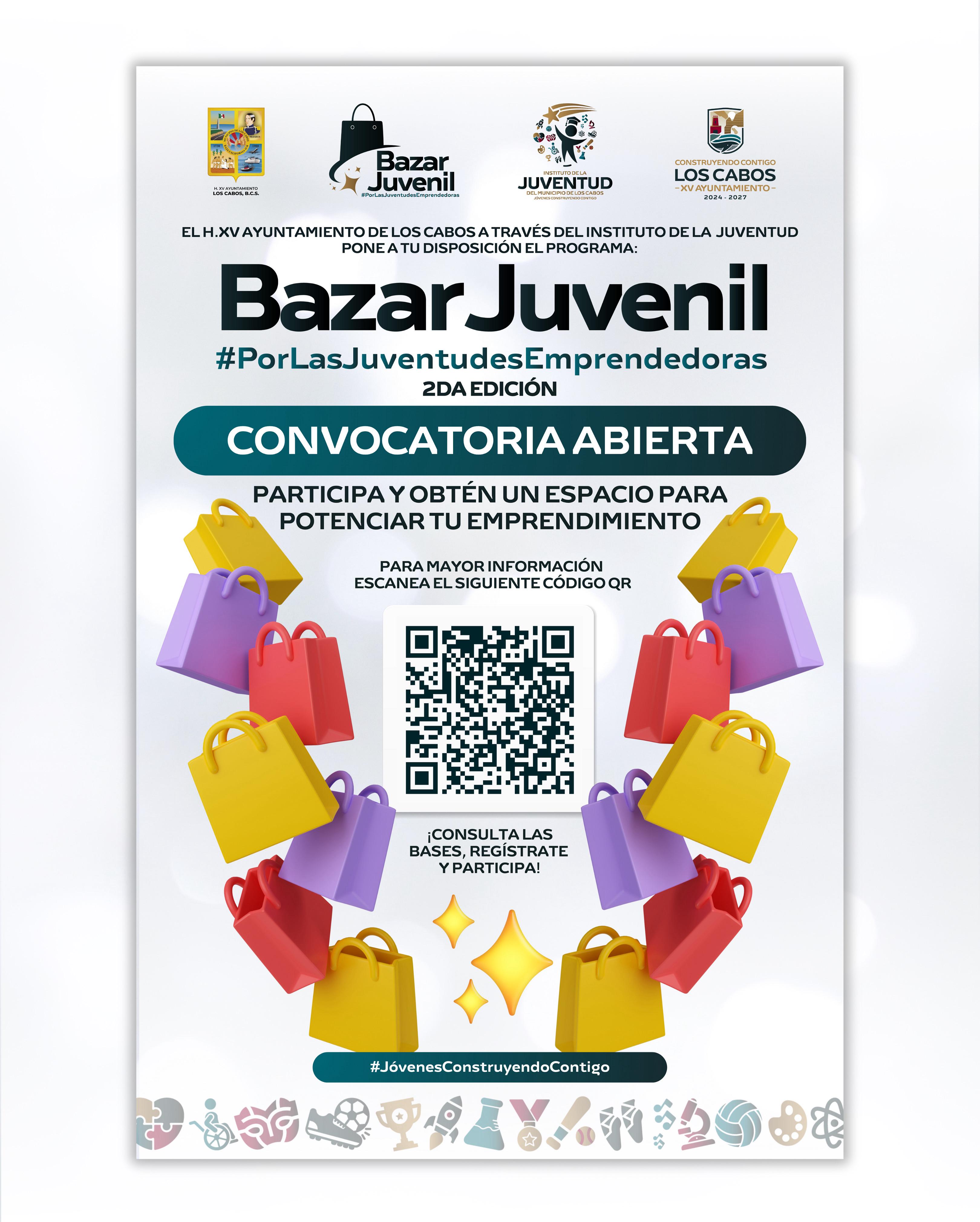 Abren convocatoria para la segunda edición del programa Bazar Juvenil