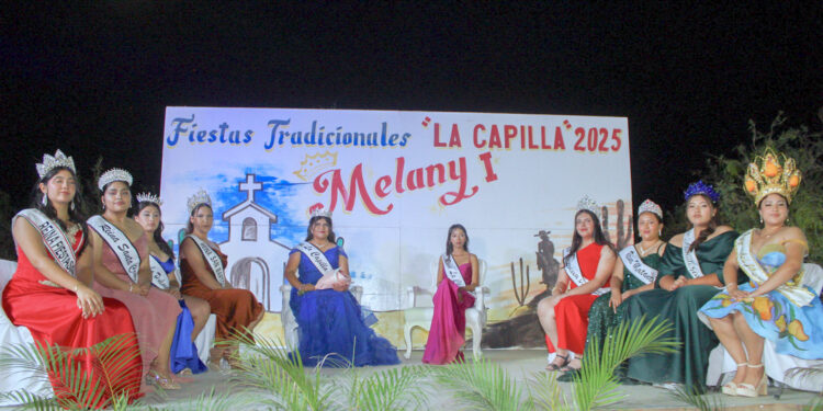 Coronan a Melany I como reina de las Fiestas Tradicionales La Capilla 2025
