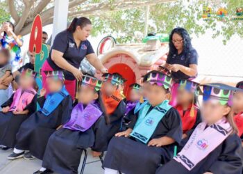Clausura DIF Los Cabos ciclo escolar en el CAI de la colonia Vista Hermosa