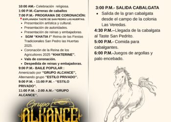 Se prepara San Pedro Las Huertas para celebrar sus Fiestas Tradicionales 2025