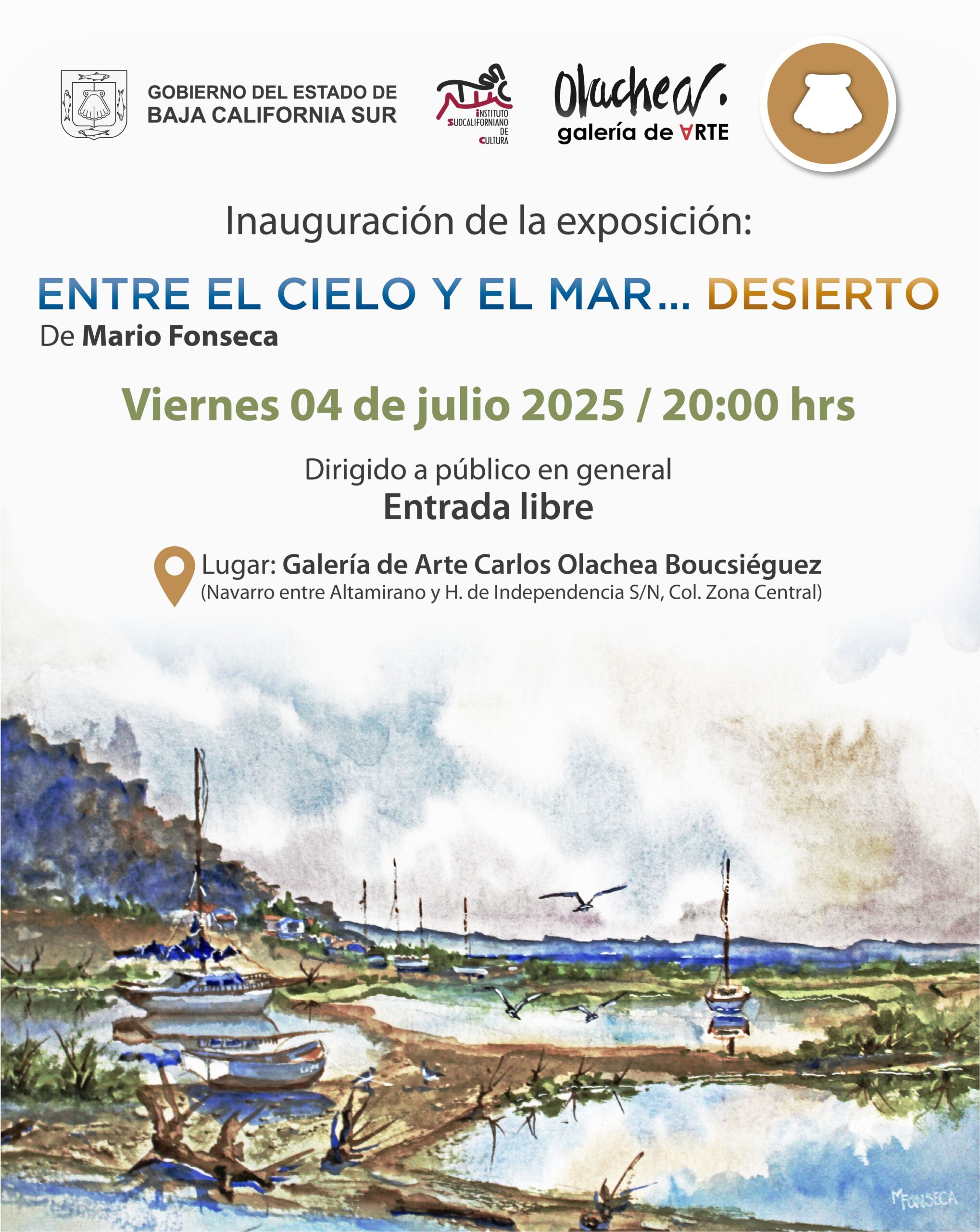 Presentarán en La Paz exposición del artista sudcaliforniano, Mario Fonseca