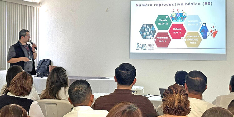 Imparte salud estatal un curso sobre Sarampión a personal de Comondú